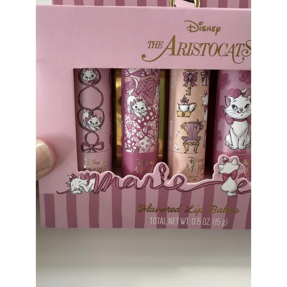 Disney Aristocats Marie Lip Balm & Eyeshadow Palette Duo‎ Gift Set Coquette NEW